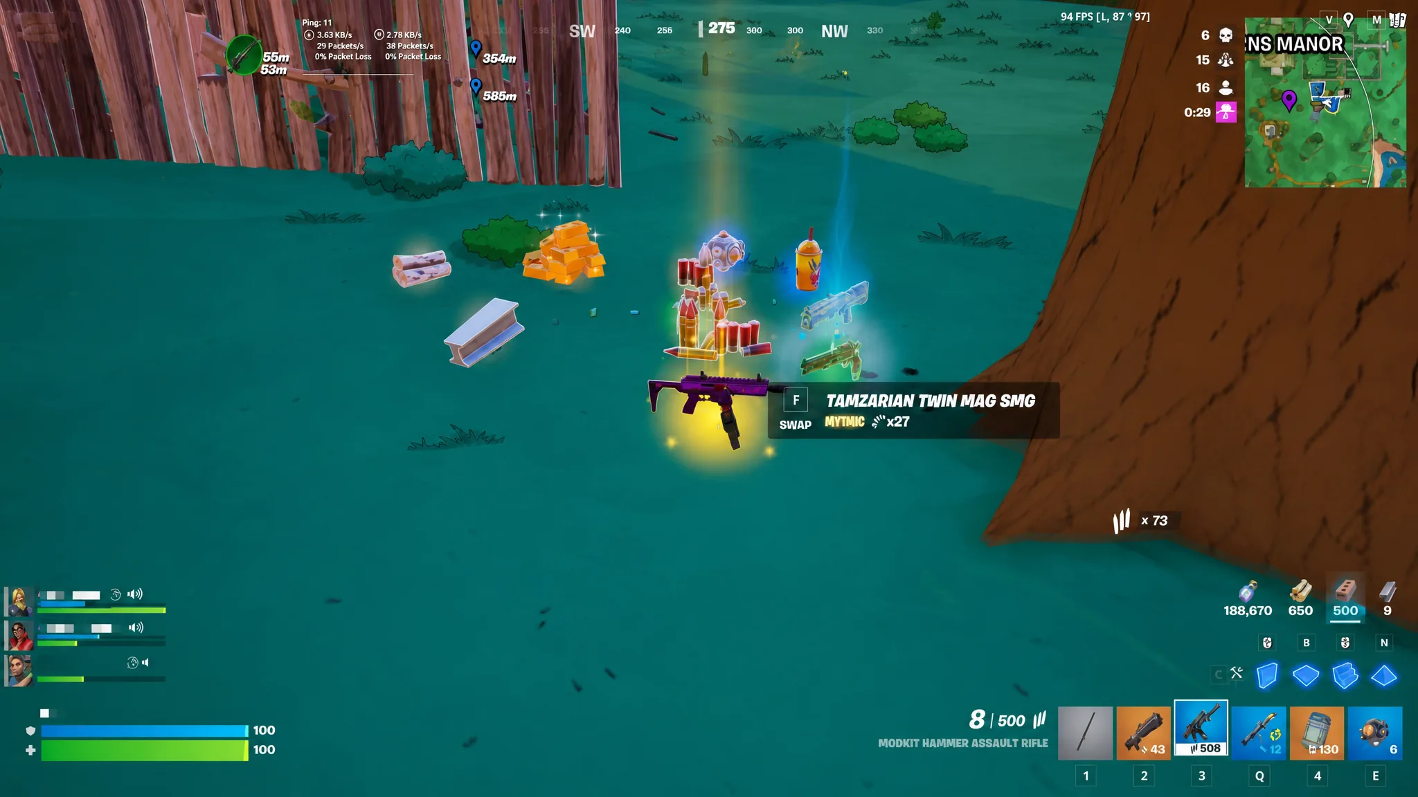 Tamzarian Twin Mag SMG - Fortnite