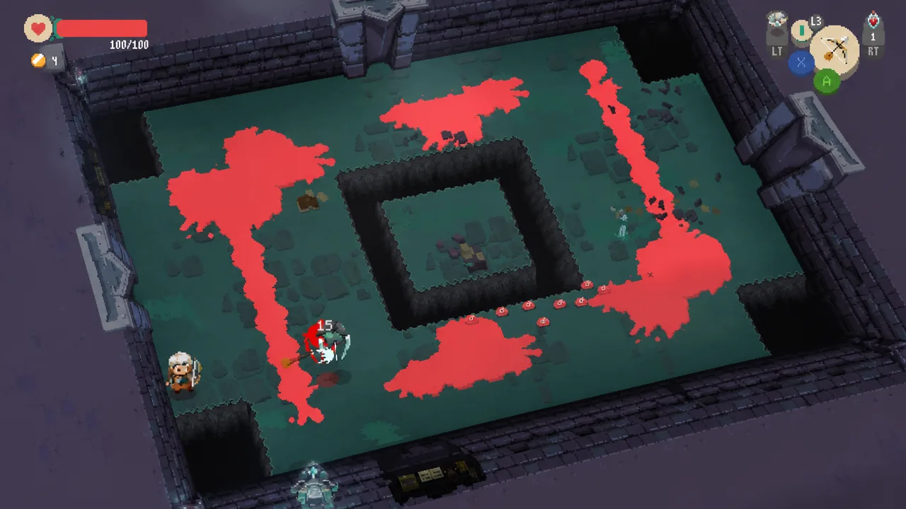 Bows let you keep a safe distance from threats making boss encounters relatively easy