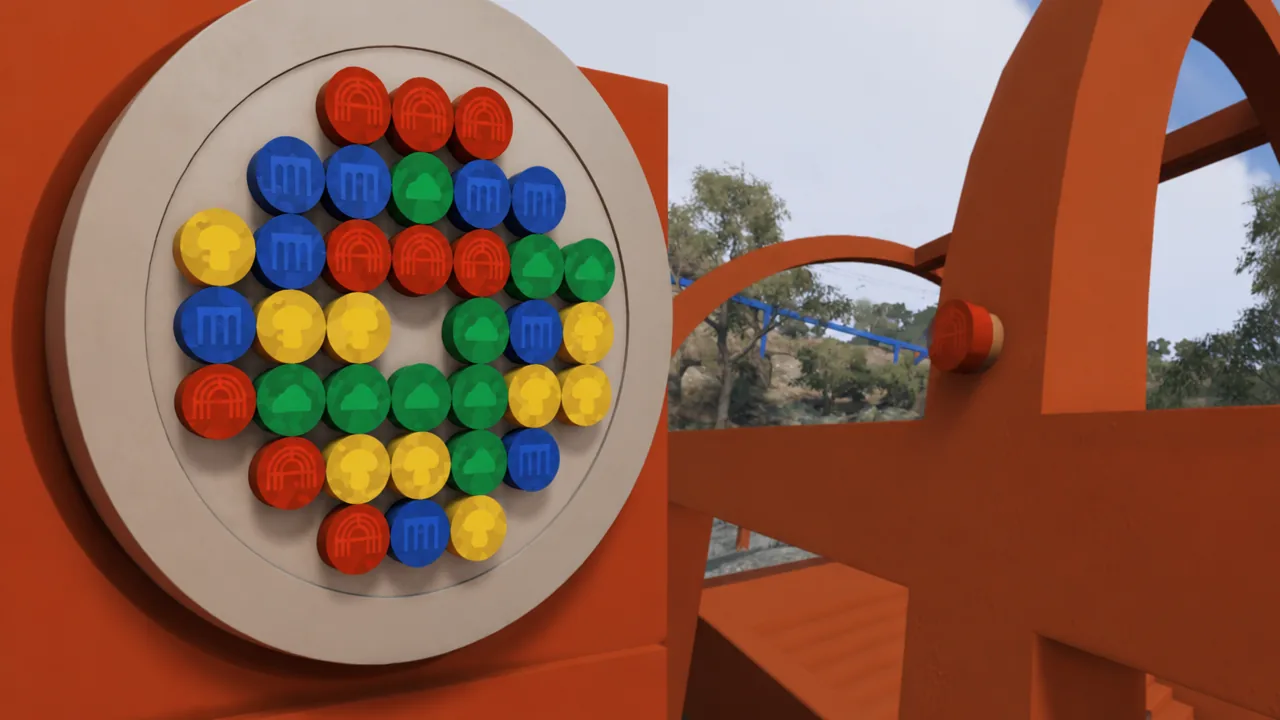 solving the wooden peg color puzzle in big walk
