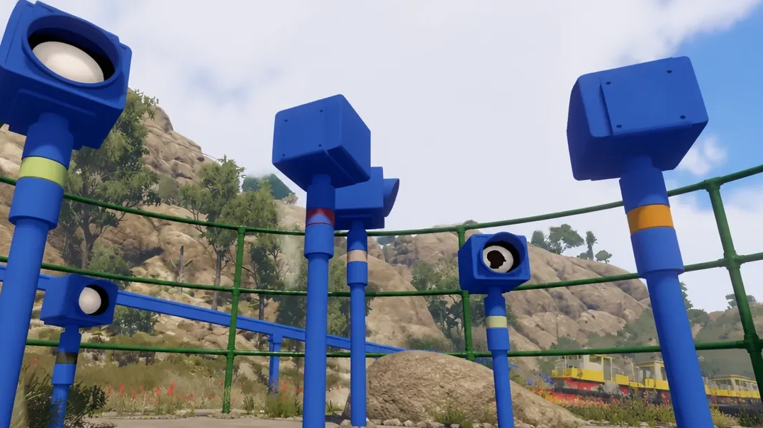 Blue Signal Puzzle Big Walk