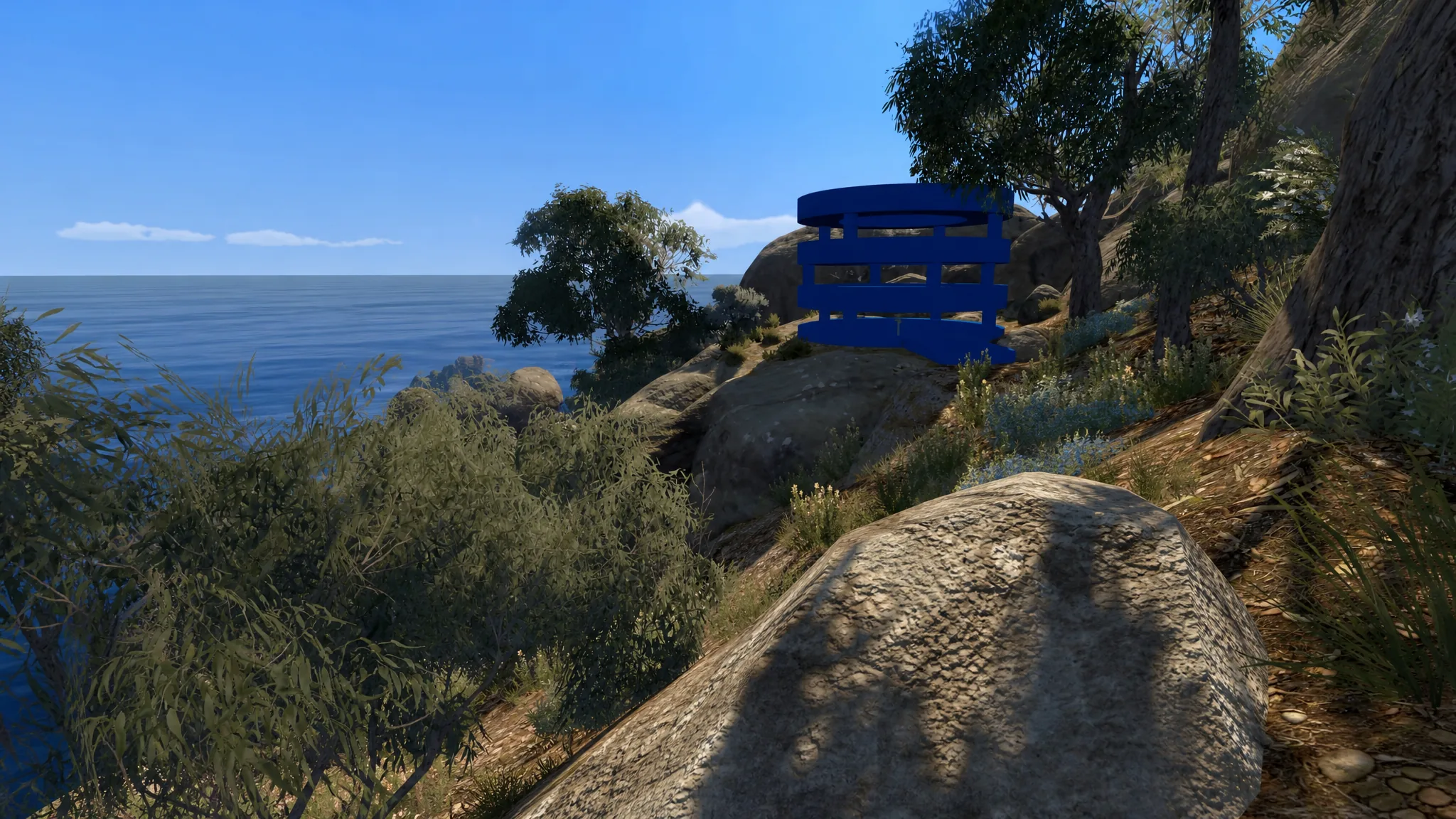 Big Walk Backpack Blue Structure