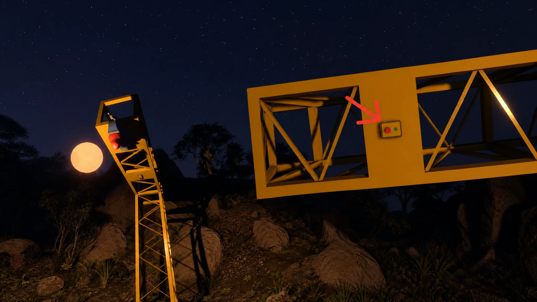 yellow crane puzzle big walk