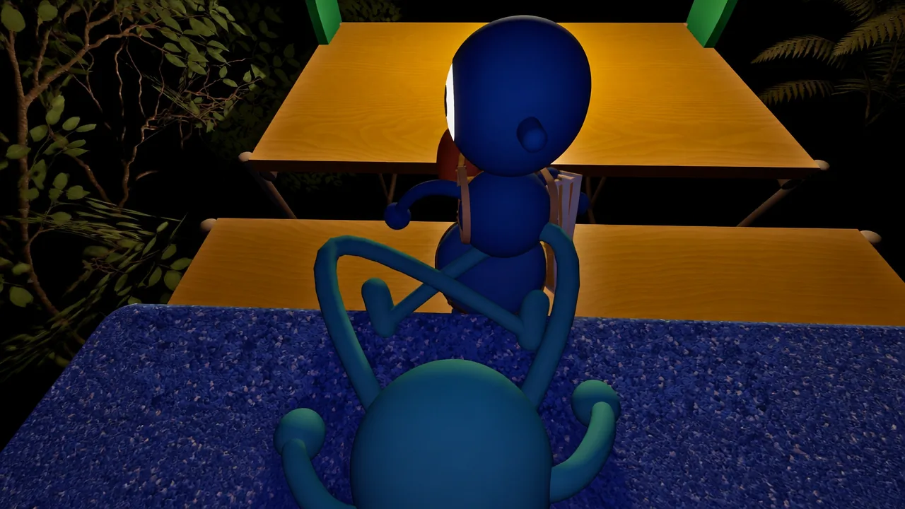 Blue Tower Obstacle Course Puzzle Big Walk (4)