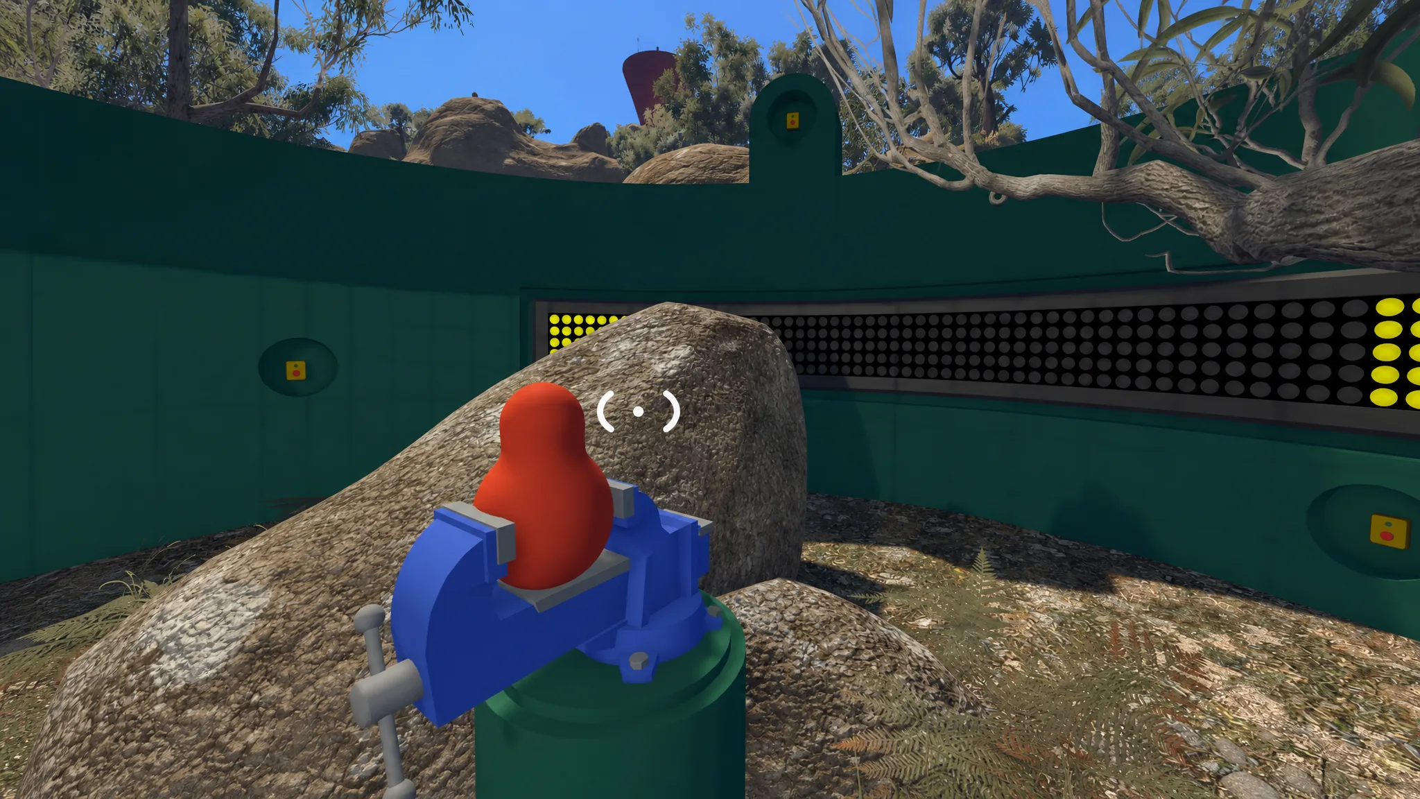 Green Button Room Puzzle Big Walk 2