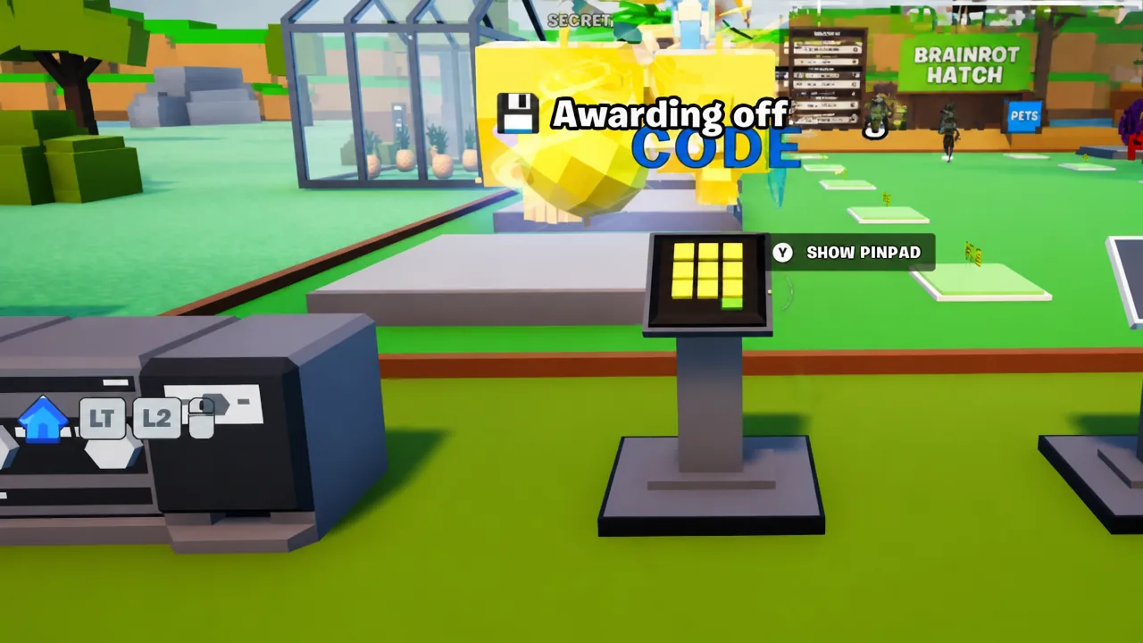 How to redeem Fortnite Brainrot Hatch codes