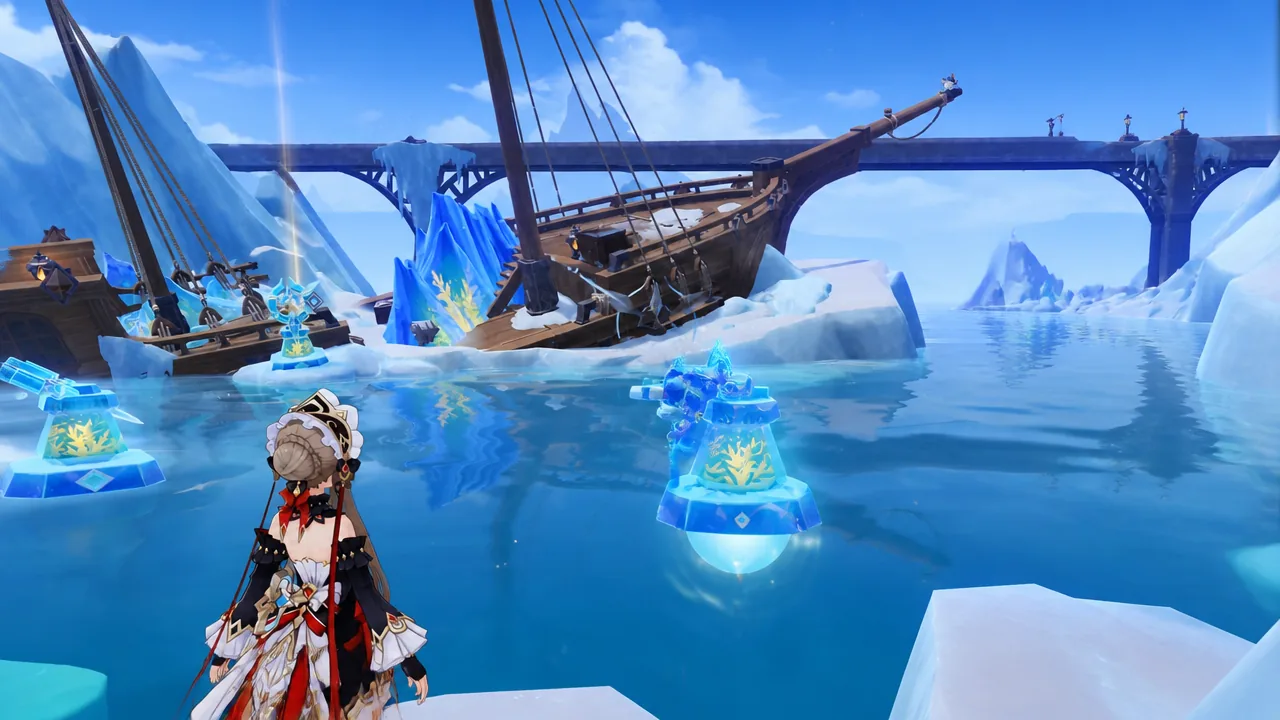 genshin-impact-ever-beneath-the-waves-quest-how-to-bring-the-wooden-cabin-to-shore - grappling gun 3