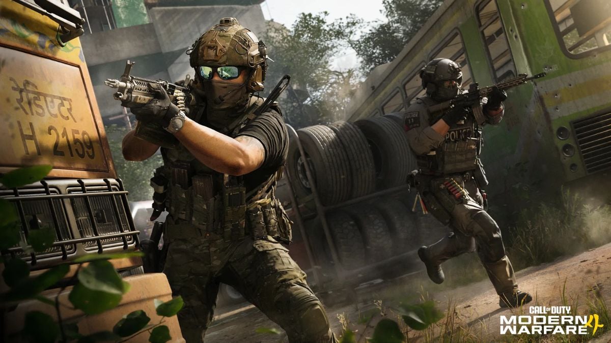 Armed operator in promotional artwork for the Call of Duty: Modern Warfare 4 Beta