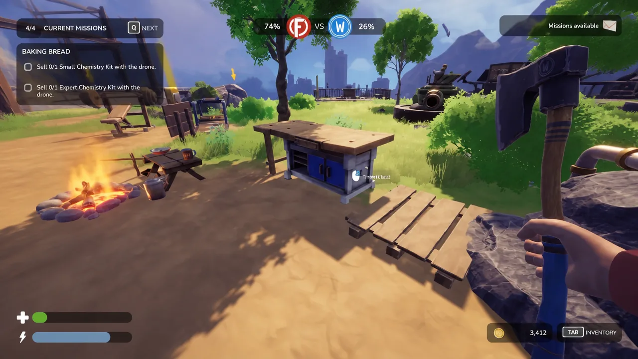 Crafting Desk in Chop Chop Inc