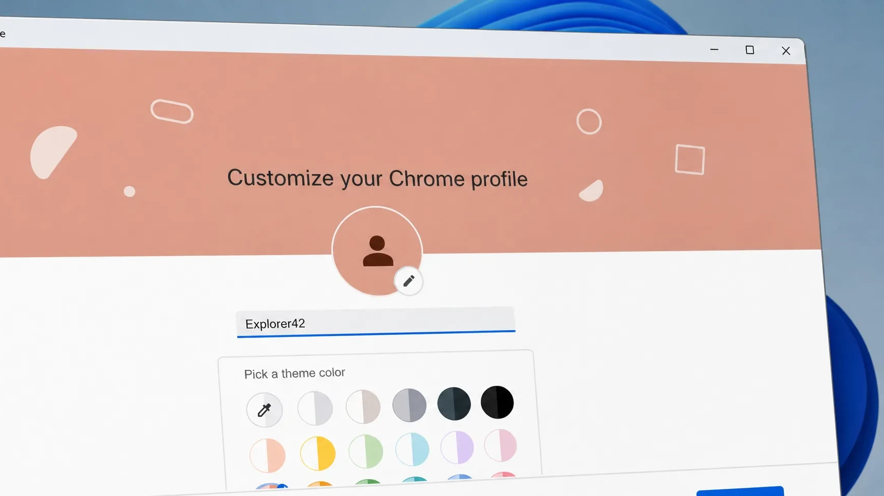 Create a new Chrome profile