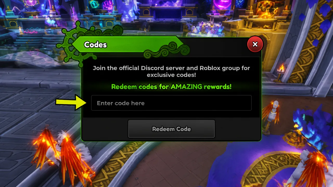 How to redeem Anime Expeditions Codes Guide Picture 2 in the Anime Expeditions Wiki