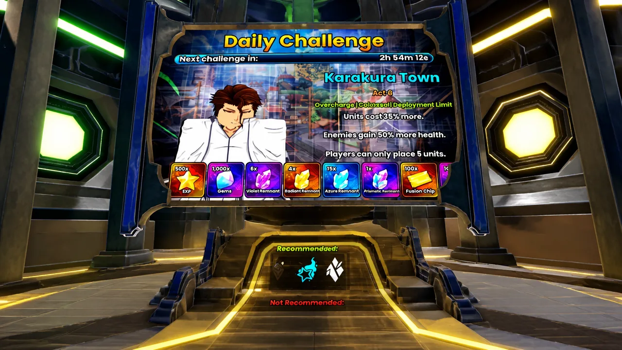 Daily Challenges with EXP Rewards