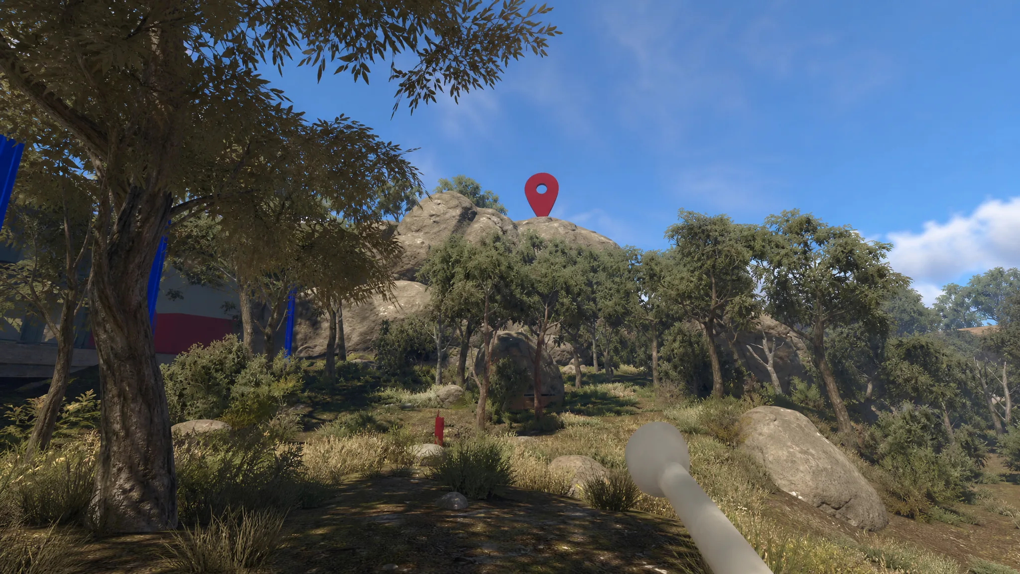 Red tower key location