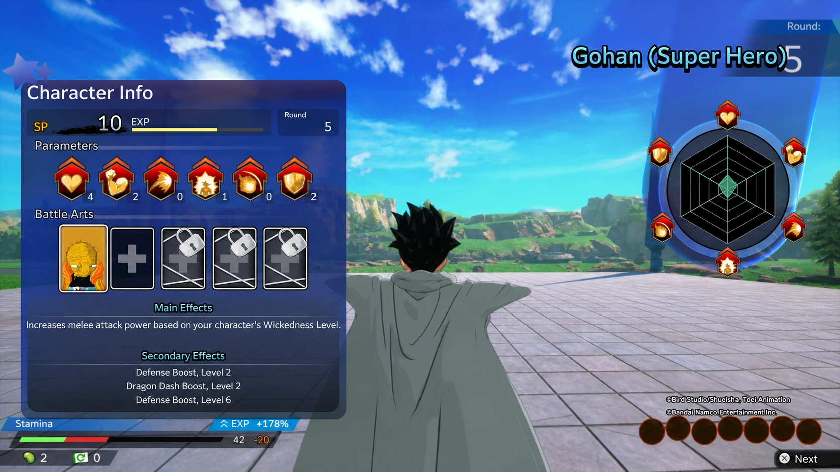 Super Gohan with a Battle Art in Dragon Ball: Sparking Zero's Limit Breaker Journey mode
