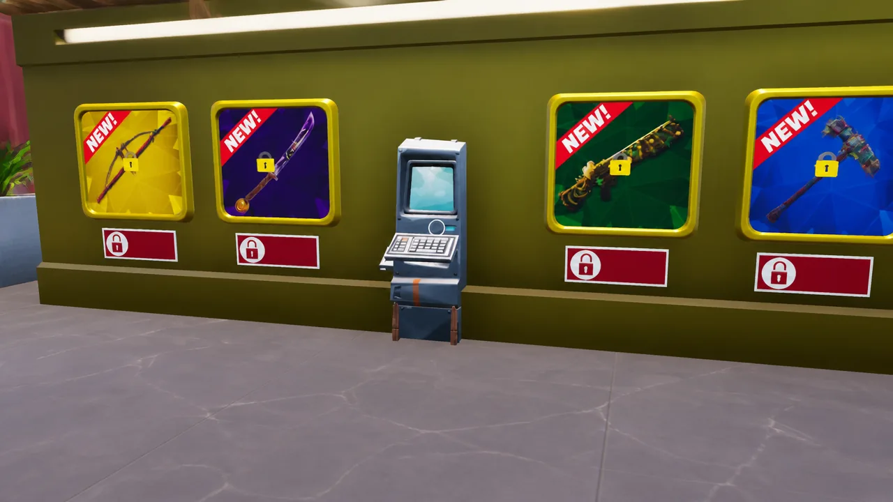How to redeem codes in Crazy Red vs Blue Fortnite custom map