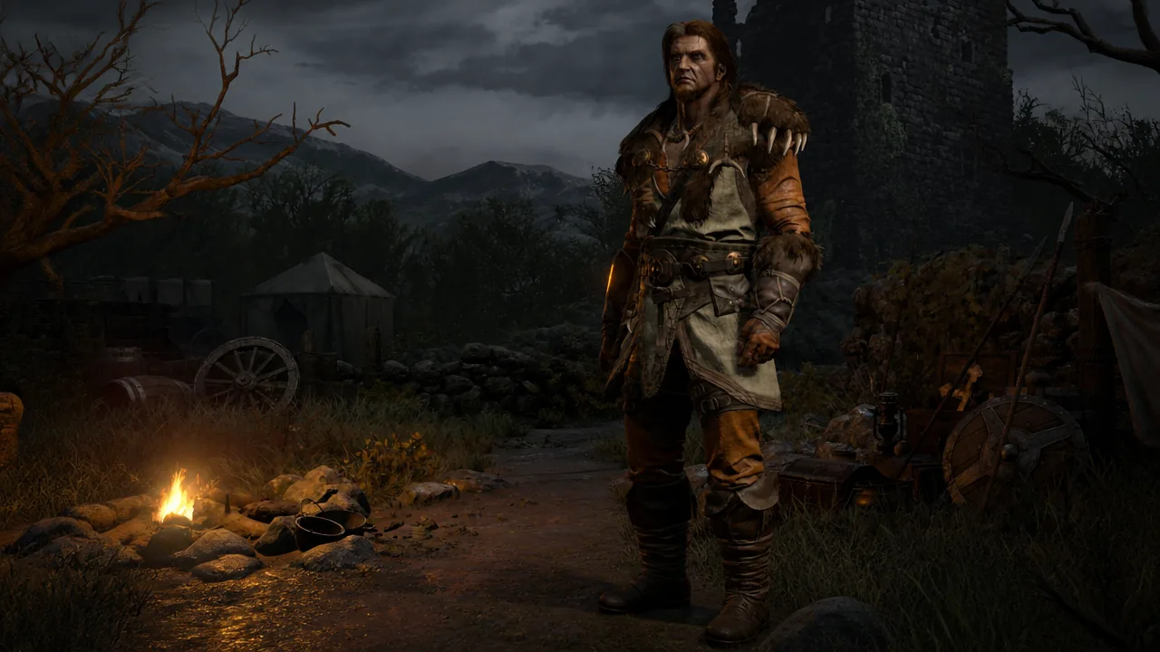 Hammerdin Paladin surrounded by spinning Blessed Hammers in Diablo 2 Resurrected