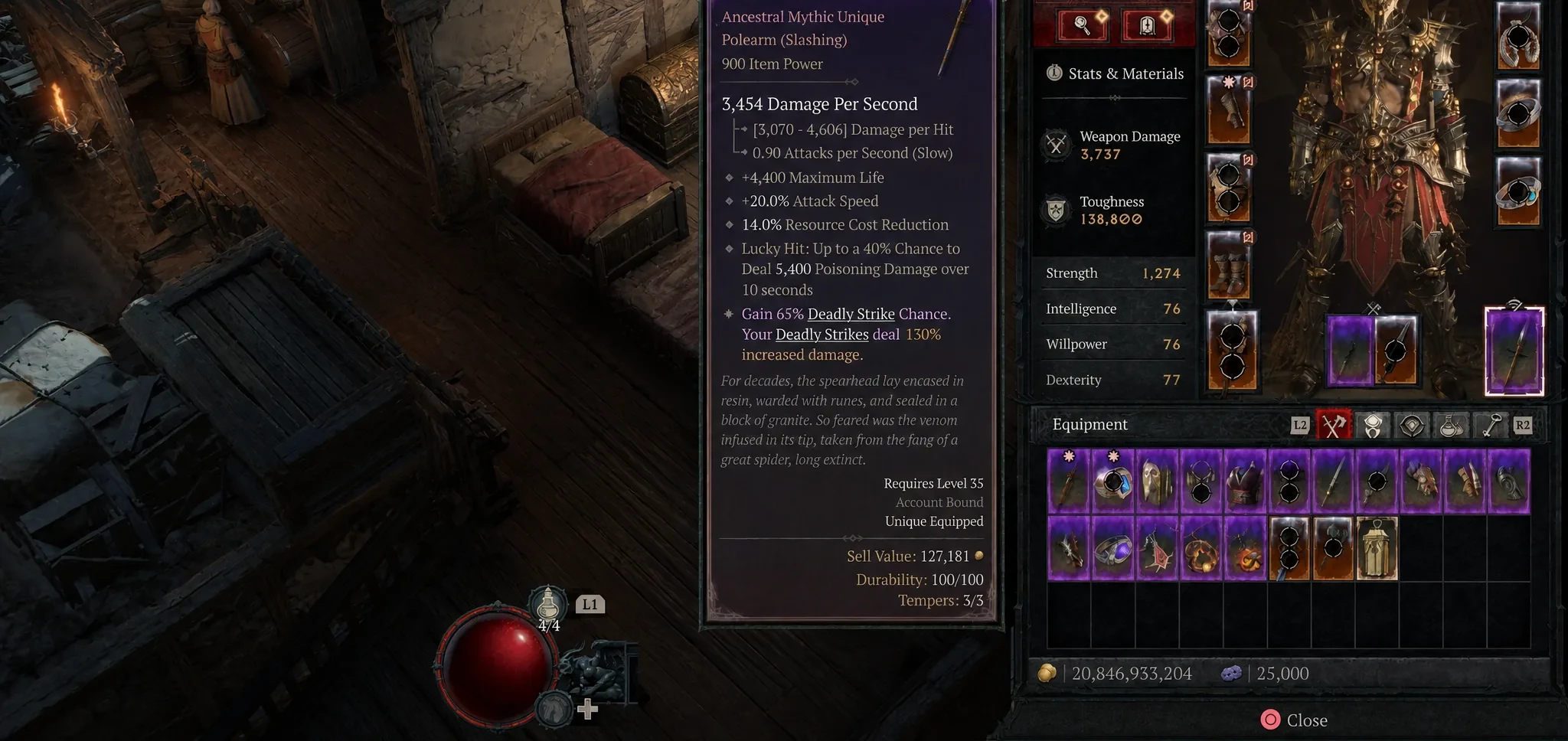 Squirt's Blouse chest armor in Diablo 4 Season 15