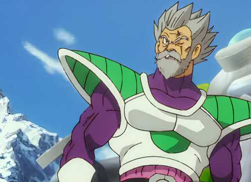 Broly's father and an aging Saiyan, Paragus, as seen in Dragon Ball Super: Broly