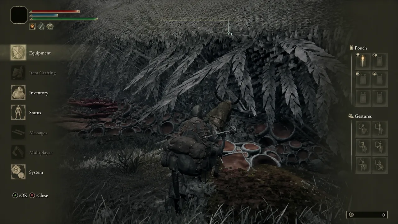Resting at the Fort Faroth Site of Grace as Elder Dragon Greyoll collapses in the background