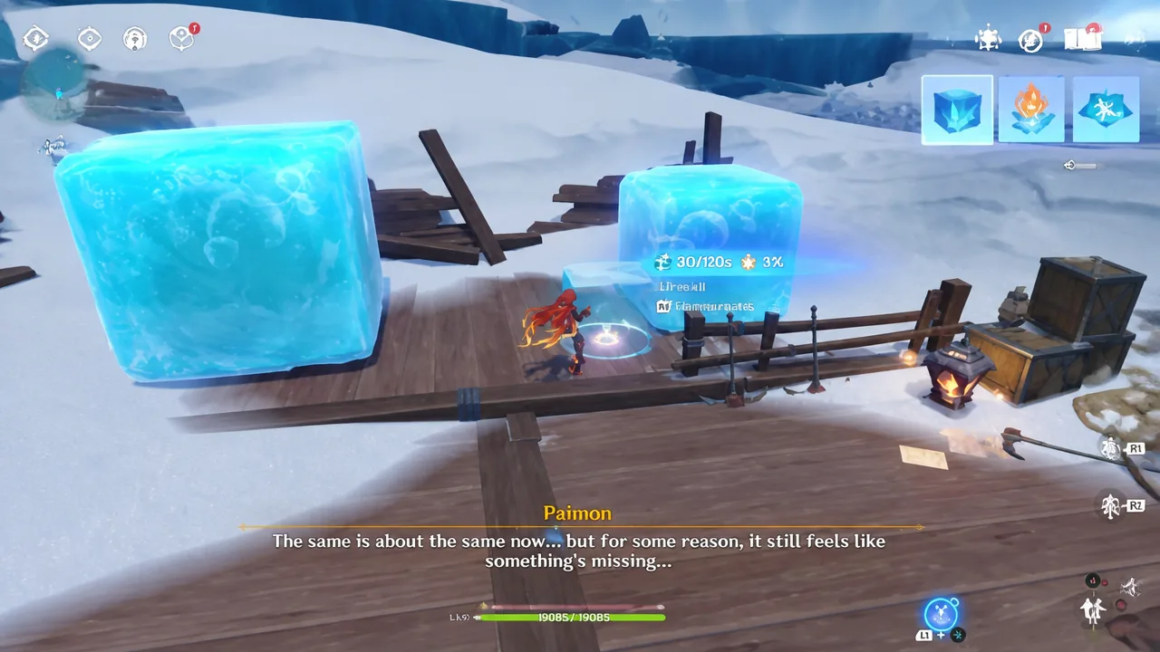 How To Solve Matching Ice Cube Puzzle In Genshin Impact 3