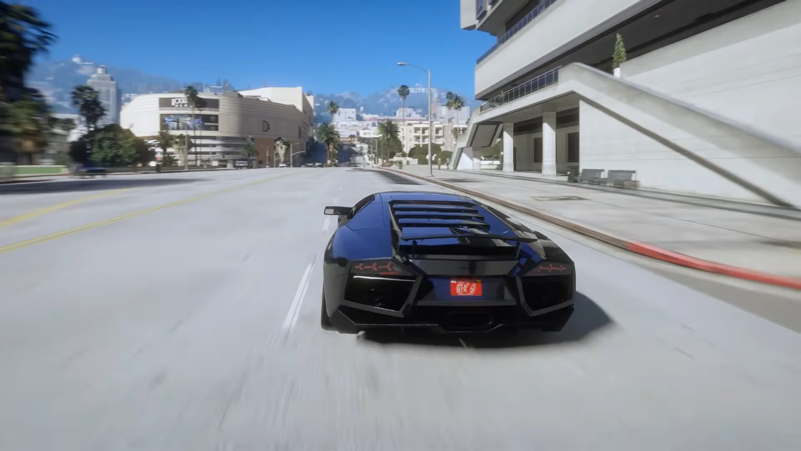 Side-by-side comparison of the 2023 and 2026 Grand Theft Auto VI logos with updated neon coloring