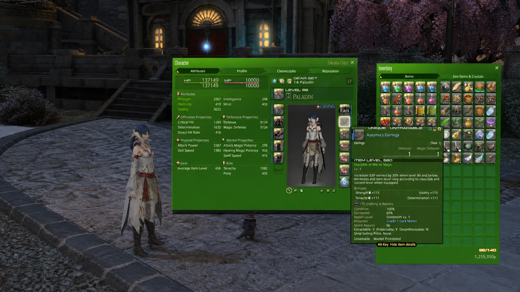 Experience bonus items and buffs in Final Fantasy XIV