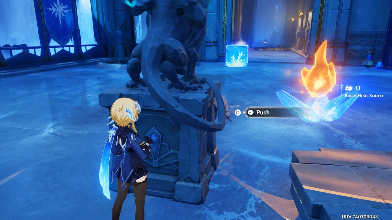 genshin-impact-how-to-find-way-to-open-the-door-to-the-royal-hall-puzzle-solution-guide-statue-how-push-statue - push to cube