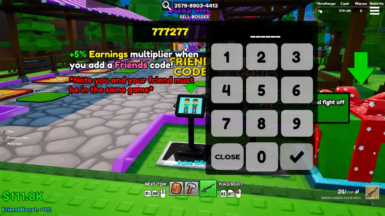 Fortnite Brainrot Defense Codes - 3