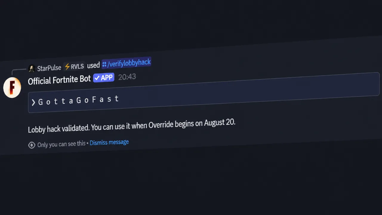 Fortnite Sonic Discord Teaser