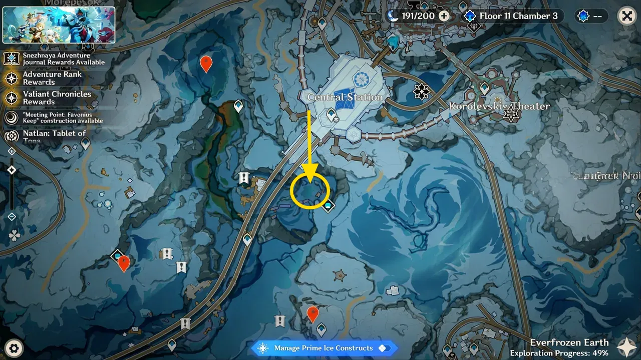 genshin-impact-snezhnaya-local-legend-location-achievement-where-find-list - furiosa location in everfrozen earth snezhnaya