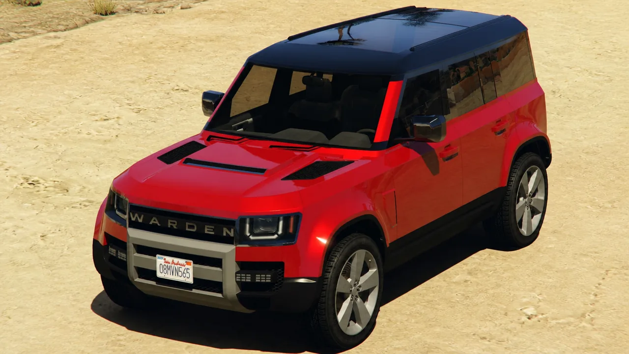 The Gallivanter Warden SUV in GTA Online shown from a front three-quarter angle