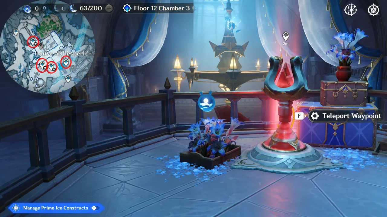 Teleport Waypoint prompt beside a red teleport device