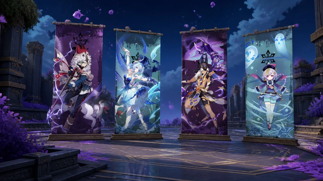 Odette-Cyno-qiqi-and Alyosha Team Composition in Genshin Impact