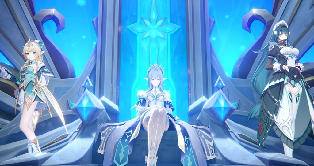 Danica with Tsaritsa and Vesna Genshin Impact