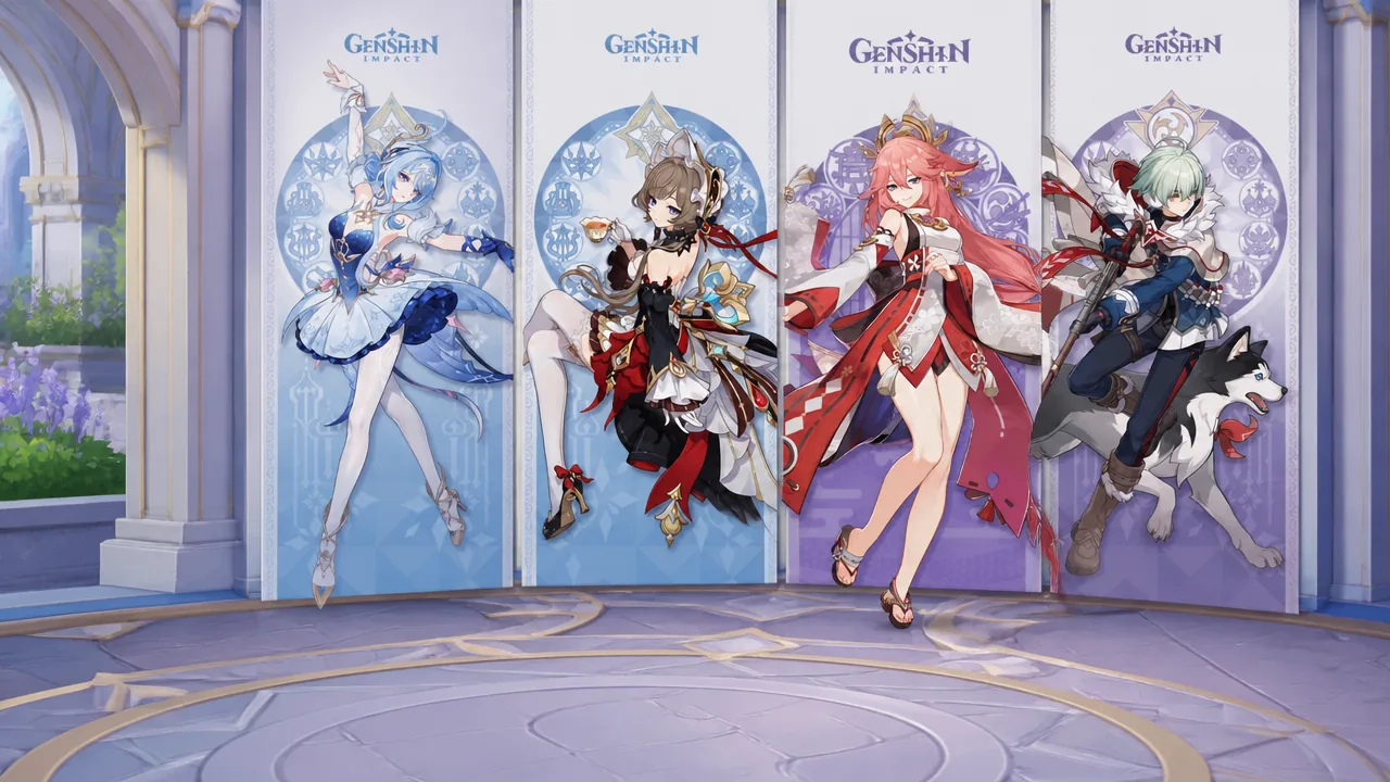 Odette team composition in Genshin Impact