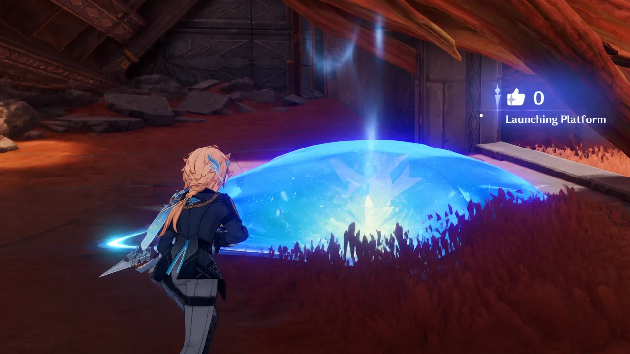 Genshin Impact launching platform prime ice construct