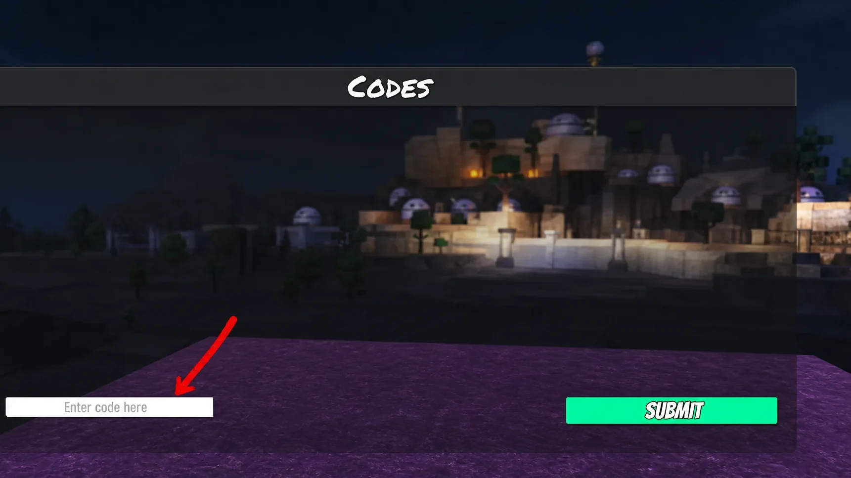 Codes icon in the lower-left corner of the Gohan 悟飯 screen that opens the redemption window