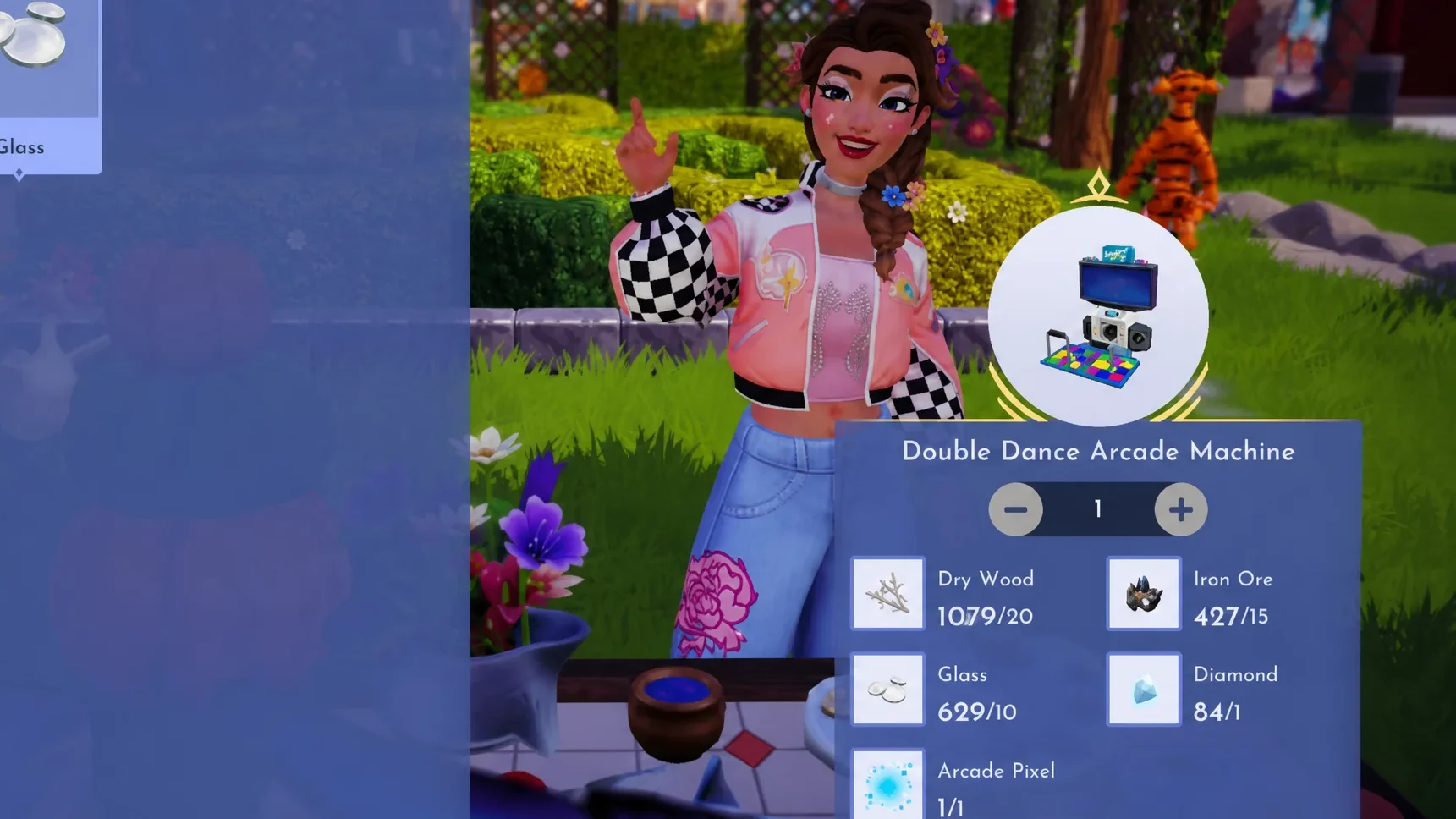 Crafting surprise for vanellope in Disney Dreamlight Valley