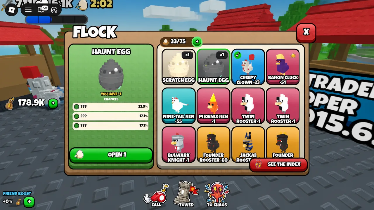 image showing the Haunt Egg in Grow a Chicken Fighter