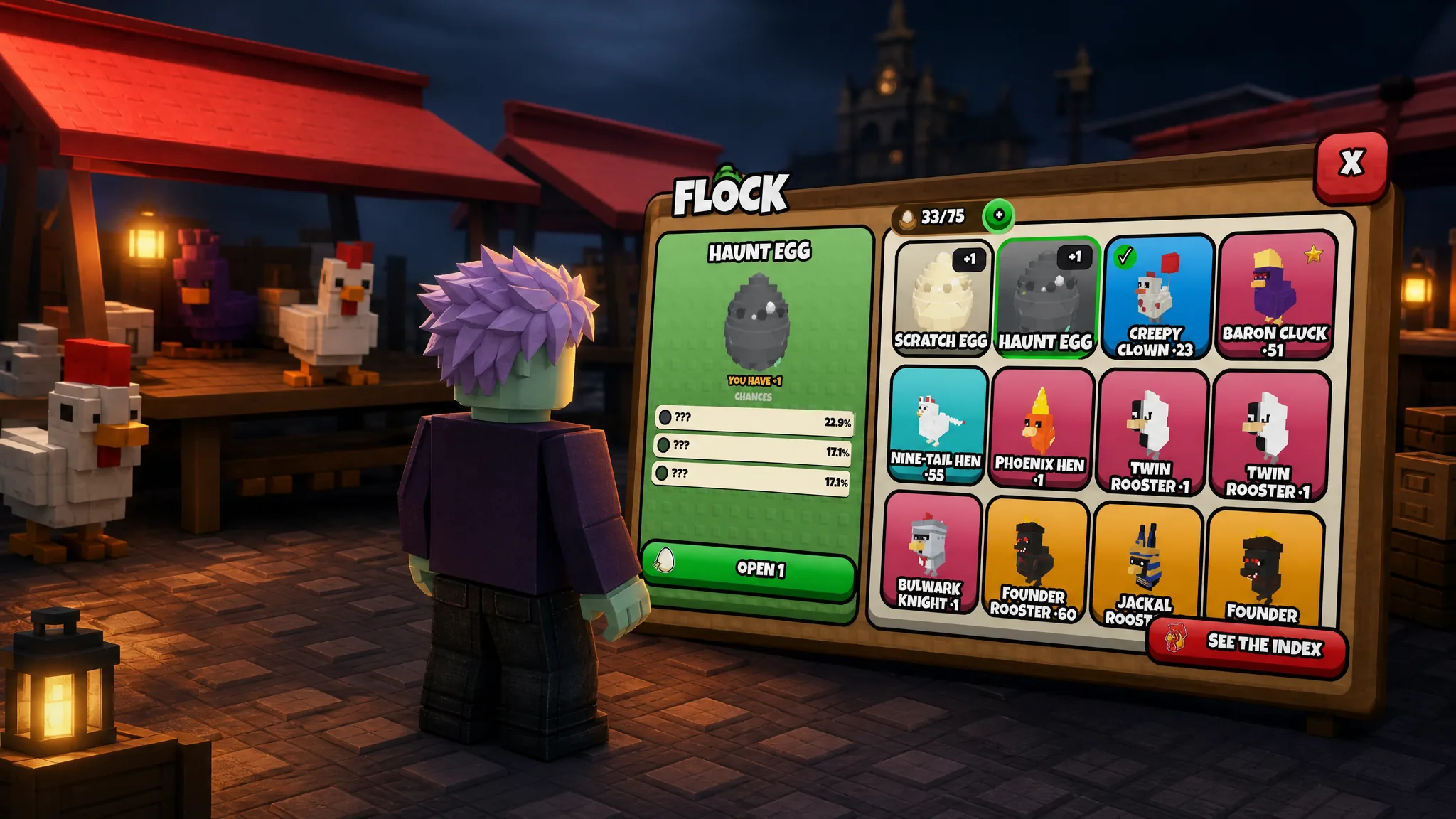 How to Get the Reaper x Voodoo Fusion in Grow a Chicken Fighter
