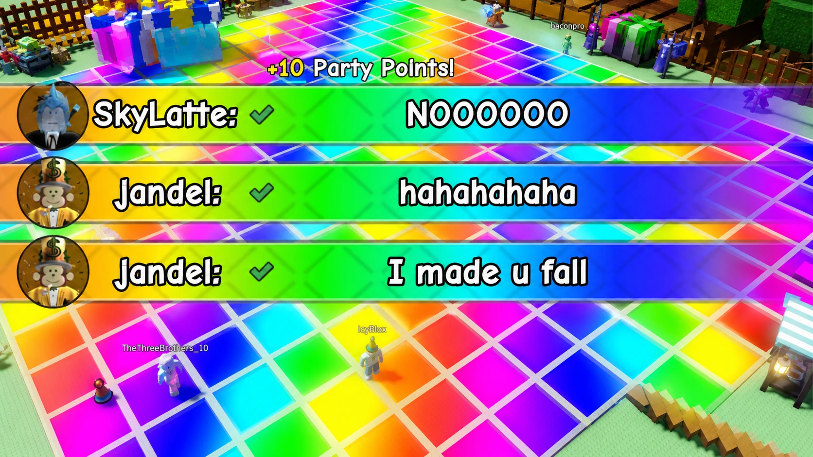 Disco in GAG 2 admin party
