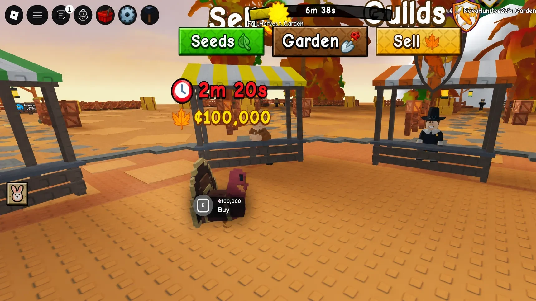 Fall Harvest Pet spawning on the map
