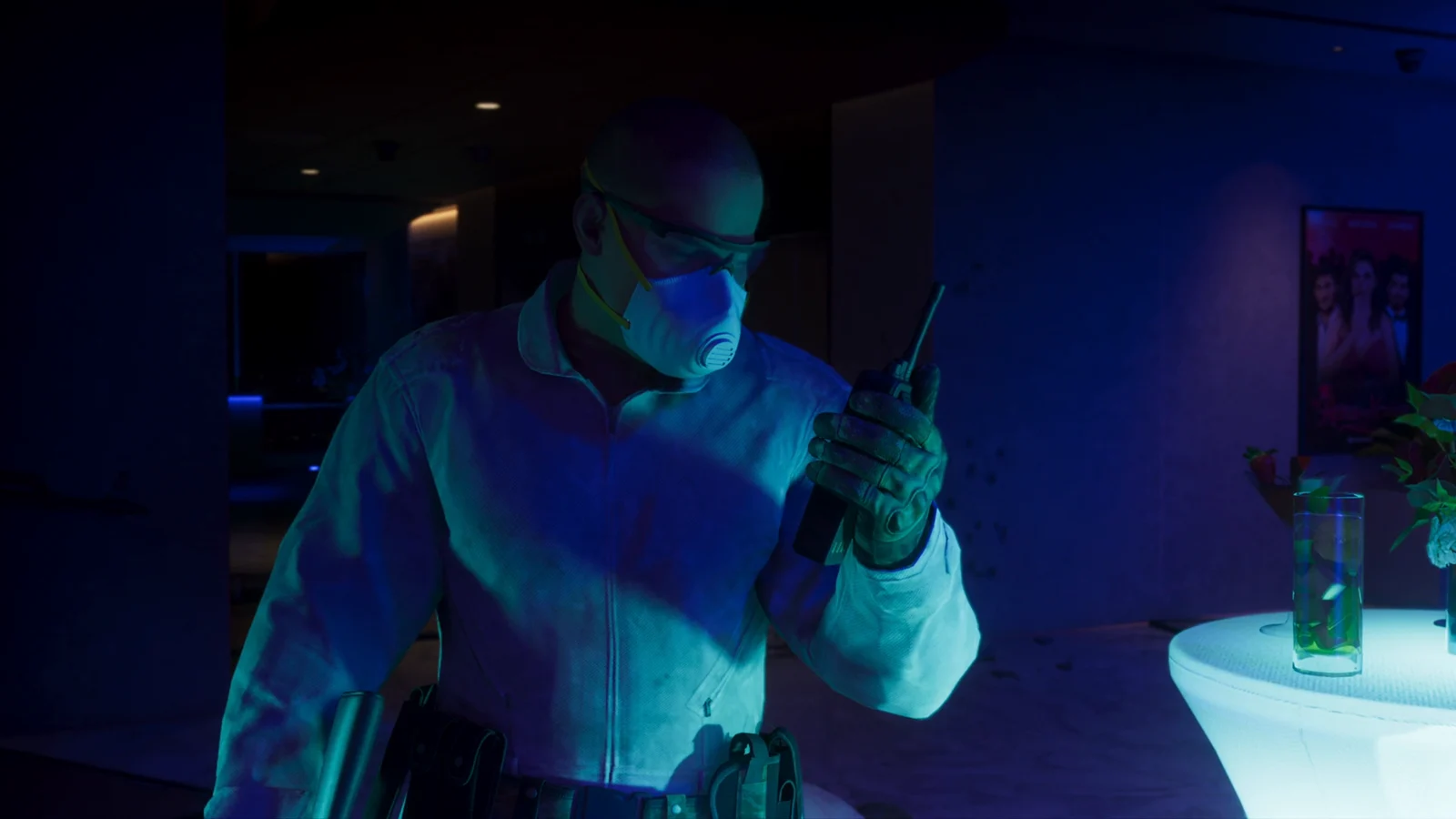 Armed commando with a radio during the GTA 6 penthouse breach
