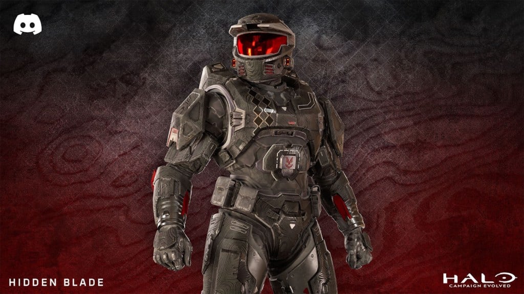 Hidden Blade Armor Style for Master Chief unlocked through a Discord quest