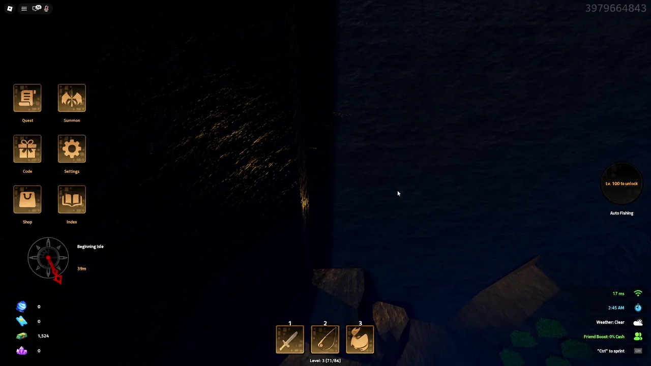 Player walking toward the hidden cave opening behind a waterfall