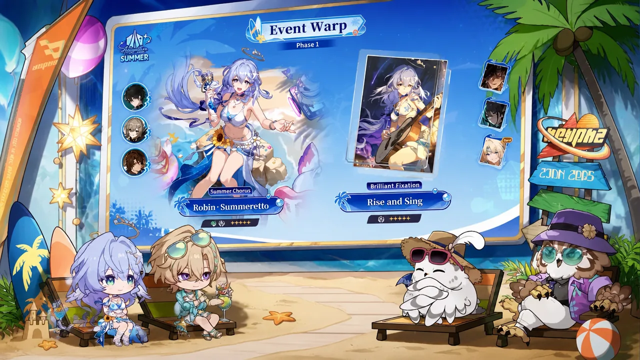 Robin Summeretto Phase 1 Event Warp banner
