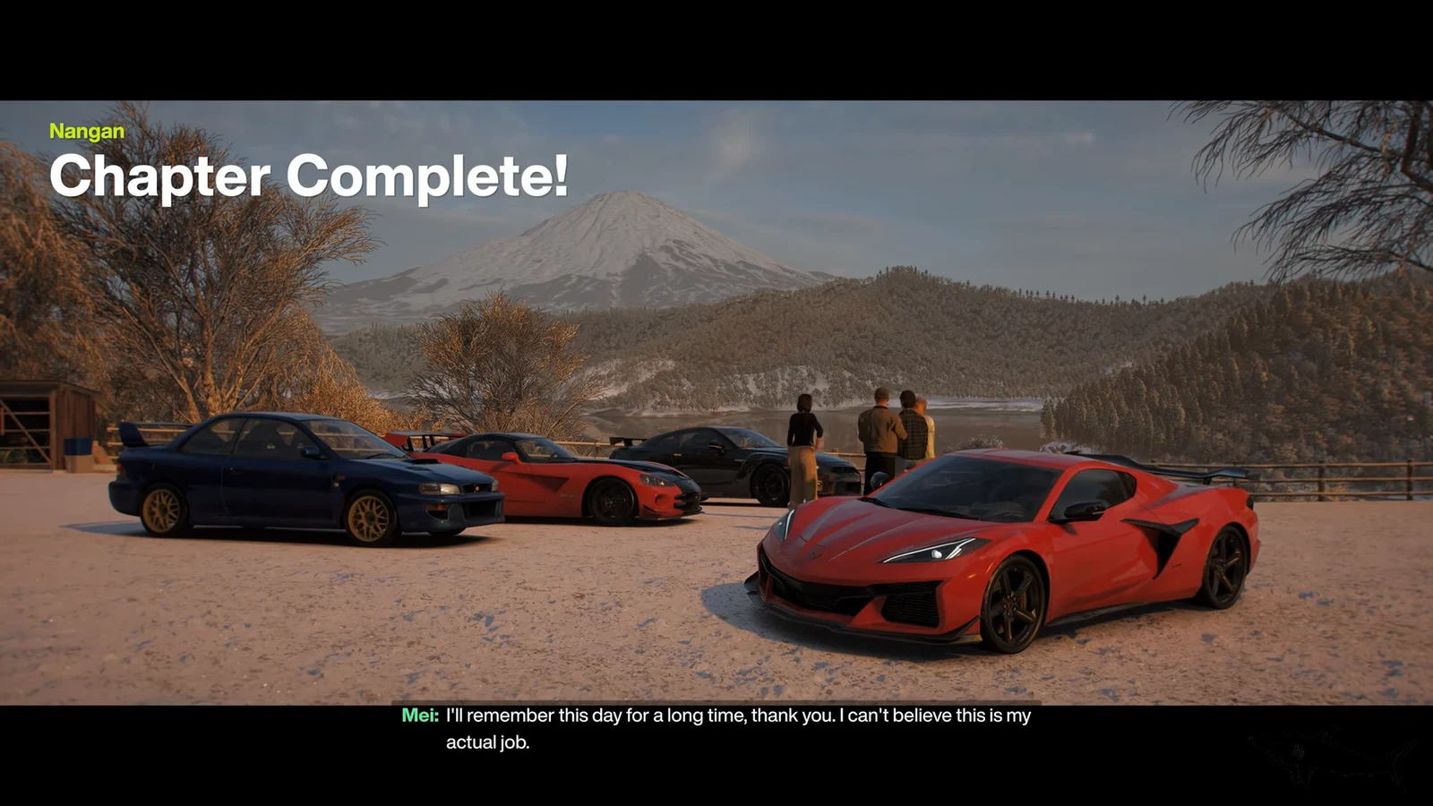 Chapter results screen showing two stars earned with a finish time of 01:45.485