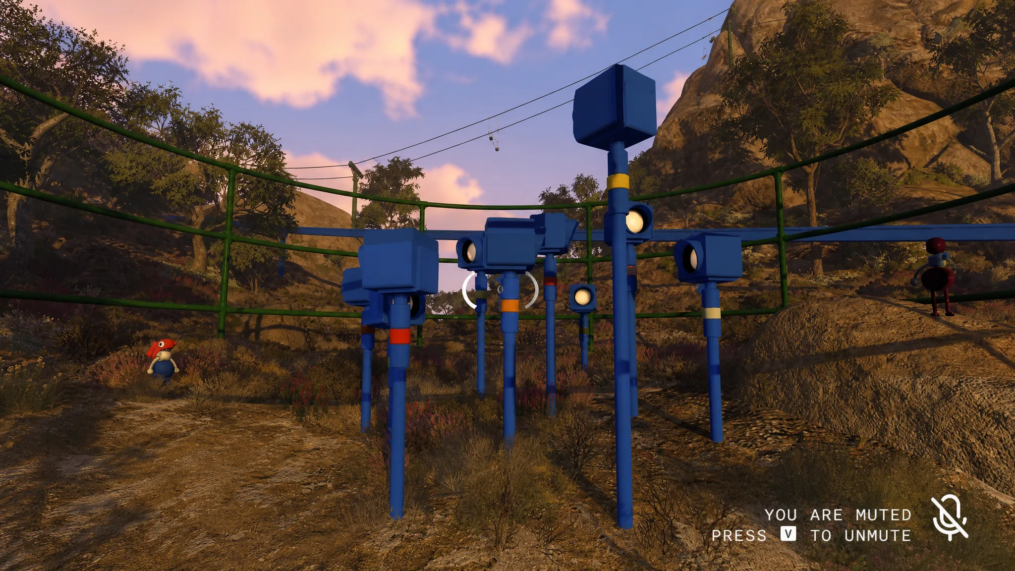 Blue signals puzzles in Big Walk