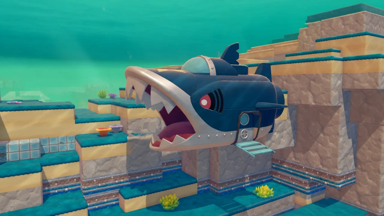 sharpedo submarine in bubbly basin pokopia