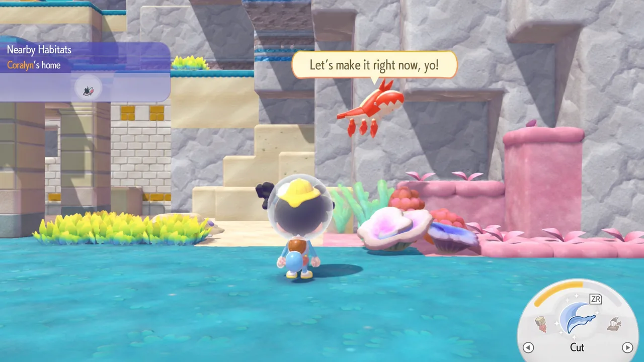 build sub with corphish pokopia