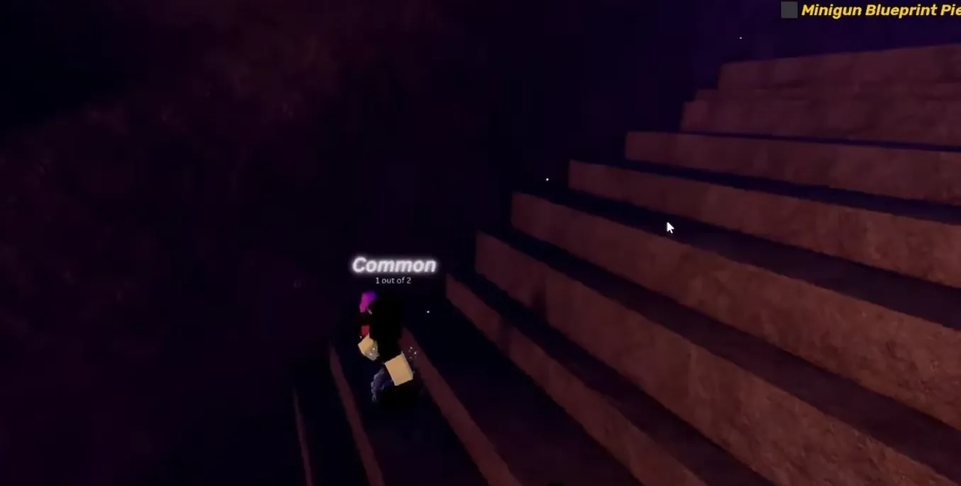 Avatar climbing stepped cavern terrain inside the waterfall cave